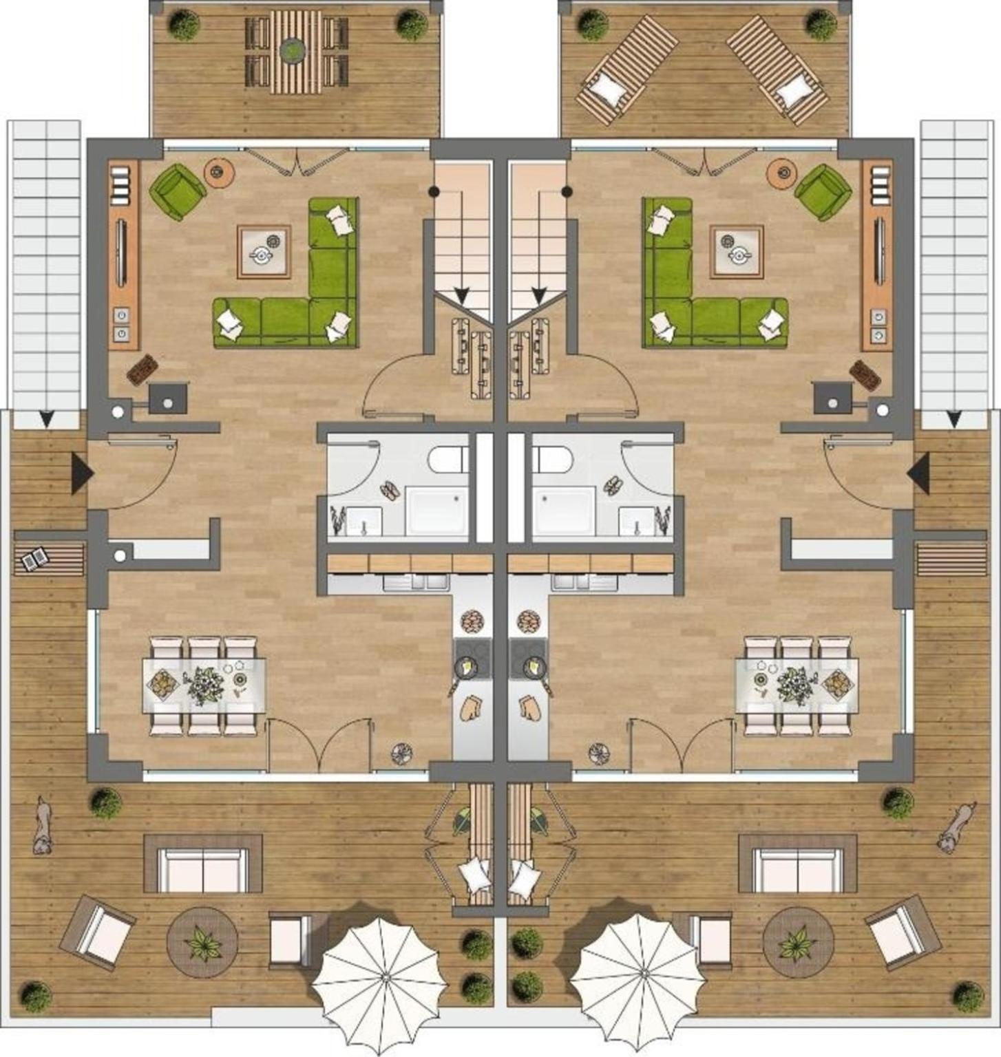 カッペルンPierhaus14アパートメント エクステリア 写真